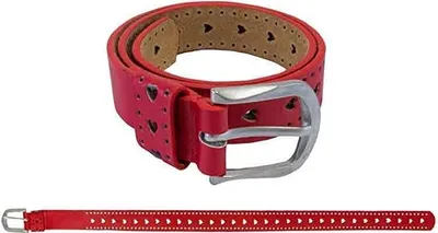 Produktbild von Gürtel Herzchen rot 60 cm - bb-Klostermann 22174 - Kindergürtel -
