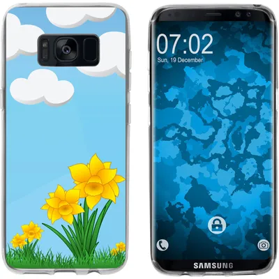 Produktbild von PhoneNatic Case kompatibel mit Samsung Galaxy S8 Silikon-Hülle Ostern M4