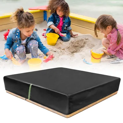 Produktbild von Sandkastenabdeckung wasserdicht Oxford 420D, 150 x 150 cm, mit Reflektor für den Außenbereich