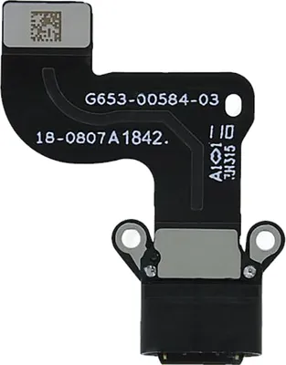 Zdjęcie produktu dla Clappio, gniazdo ładowania USB-C z mikrofonem do telefonu Google Pixel 3A XL, kolor czarny