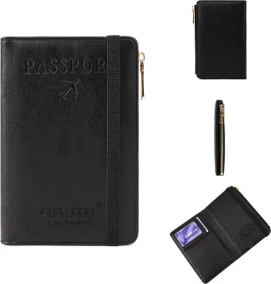 Produktbild von Travel WALLET Baellerry - Schwarz für Reisende KP36051