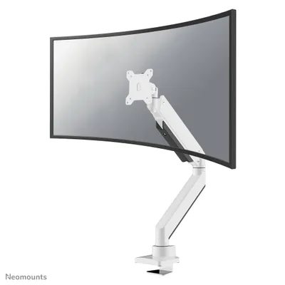 Obrázok produktu pre Neomounts NM-D775WHITEPLUS Rameno monitora 10-49" - Plynová pružina - Topfix - 180° doraz