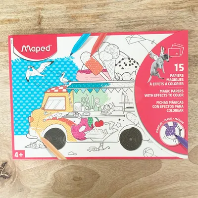 Image de Coloriages en papier magique