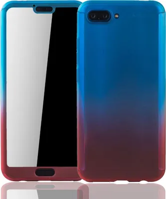 Zdjęcie produktu dla Etui na telefon komórkowy Pokrowiec ochronny na Huawei Honor 10 Pełne etui Osłona ekranu 360 Czerwony