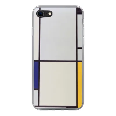 Produktbild von MuchoWow® Handyhülle Schutzhülle Hülle für iPhone 8 Tableau I - Piet Mondrian Silikon Softcase Handy Hülle - Schutzhaube