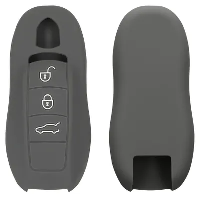 Produktbild von kwmobile Schlüsselhülle für Porsche 3-Tasten Autoschlüssel (nur Keyless) Hülle - Autoschlüssel Schlüssel Hülle aus Silikon - Schlüsselschutz Gehäuse