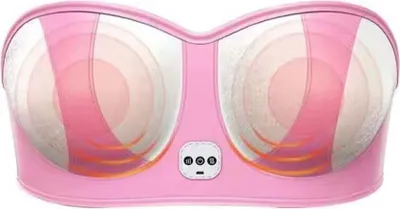 Image de INF Massageur seins sans fil rechargeable soutien-gorgePolyuréthane105x17x3cm Rose