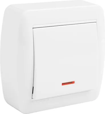 Image de Commutateur Unipolaire Lumineux Interrupteur Mural Avec Témoin Lumineux Intégré - Solera