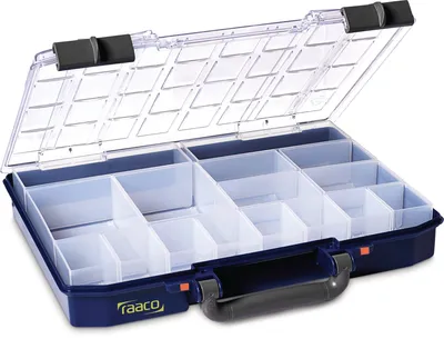 Image de raaco CarryLite 55 4x8-16 Bleu Polycarbonate (PC), Polypropylène (PP)