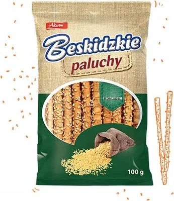 Produktbild von Aksam Beskidzkie Sesam-Brotstangen 100 g