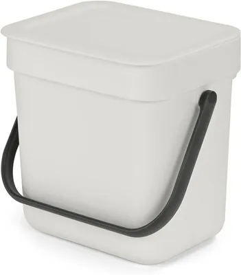Imagen del producto de Contenedor de residuos Brabantia Sort & Go, color verde jade, 40 litros