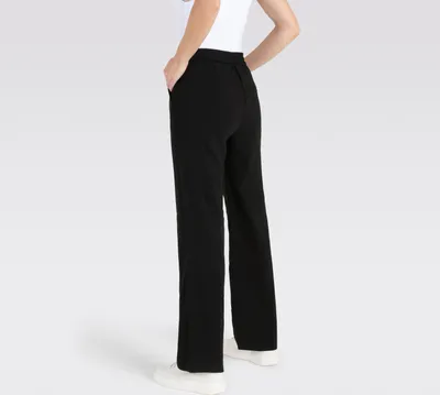 Produktbild von - MAC JEANS - CHIARA, Floating crepe - Wide Fit - 2177-00-0231L-090 - schwarz Größe 34/32