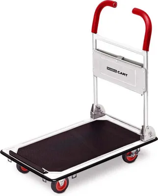 Produktbild von Magnacart Plattformwagen - Max. 300KG - Stahl - Faltbarer Transportwagen - 91 x 61 x 87 CM - Silber
