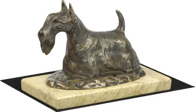 Obrázok produktu pre Škótsky teriér, Scottish terrier – soška psa, silueta psa, trofej pre psie výstavy značky Art-Dog