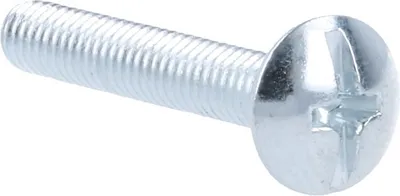 Produktbild von Möbelgriffschraube M4 Vollgewinde Möbelknopfschraube Befestigungsschraube Kreuzschlitz M4x25mm 10 Stück