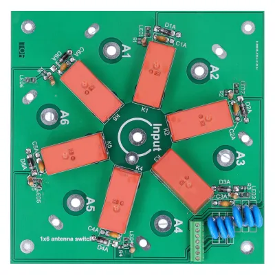 Obrázok produktu pre Modul prepínača antény, modul prepínača diaľkovej antény, modul prepínača antény 6: 1, prepínací modul, elektronický komponent, zariadenie na distribúciu energie