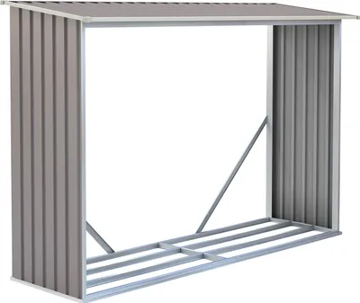 Zdjęcie produktu dla Schowek na drewno G21 WOH 181 - 242 x 75 cm, szary
