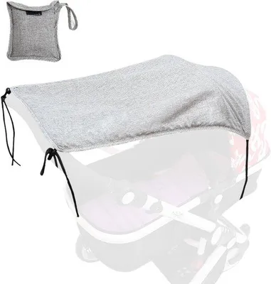 Produktbild von Sonnenschirm für Kinderwagen, atmungsaktiv, UV-Schutz, klappbar, wasserdicht