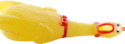 Obrázek produktu pro 30CM Shrilling Screaming Yellow Gumber Chicken Bite Resistant Squeeze Hračka