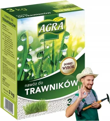 Zdjęcie produktu dla Nawóz do trawników 3kg posypowy mineralny wieloskładnikowy