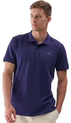 Obrázok produktu pre 4F - „4FWSS24TPTSM130“ Pánske polo tričko PP1579 (M) (tmavomodrá)