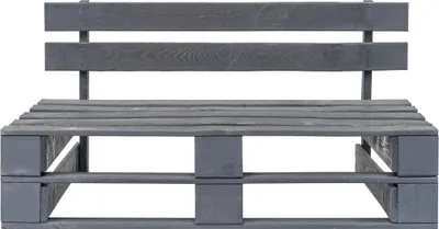 Immagine prodotto di vidaXL Panchina da esterno in legno grigio