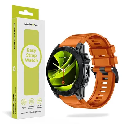 Immagine prodotto di Mobile Origin MO-ESS-20-ORG, Cinturino, Smartwatch, Arancione, Garmin, 20mm, compatibile con: D2 Delta S, Descent Mk2S, Fenix 5S, Fenix 5S Plus, Fenix 6S Pro Solar, Fenix 6S Pro,..., Silicone
