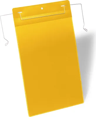 Zdjęcie produktu dla DURABLE Kiesze? magazynowa z uchwytami z drutu A4 pionowa, ?ó?ty, 175304, 50 szt.