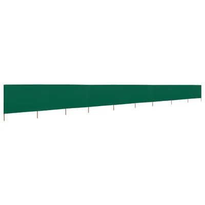 Produktbild von vidaXL 9-teiliges Windschutzgewebe 1200 x 160 cm Grün