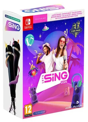 Zdjęcie produktu dla GAME Let's Sing 2025, Nintendo Switch, Tryb multiplayer, E10+ (powyżej 10 lat)