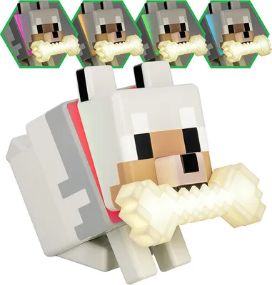 Produktbild von Minecraft Lampe Unisex Wolf GloBuddies Light multicolor Standard