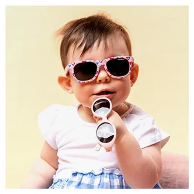 Produktbild von Sonnenbrille für Babys von 8 Monaten bis 2 Jahren, CAT4 polarisierte Gläser, UV400 Schutzbrille für Kleinkinder, flexibles TPE, Design aus Barcelona