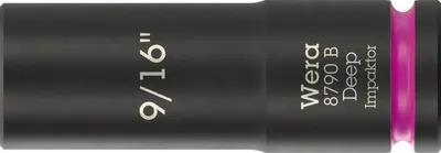 Image de Douille 8790 B Impaktor Deep 3/8 pouces 9/16 pouces L.63mm WERA