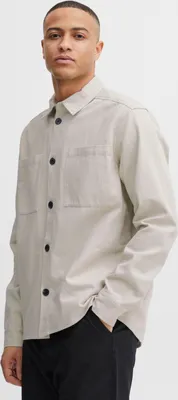 Produktbild von !Solid SDFidel Overshirt Herren Freizeithemd Hemd Überhemd Hemdjacke Unifarben Brusttaschen Hochwertige Baumwoll-Qualität