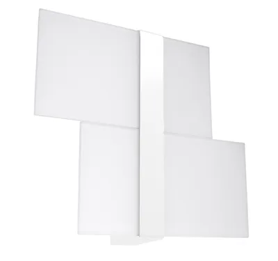 Zdjęcie produktu dla Kinkiet MASSIMO biały 2xG9x40W szkło wym:28x39x6cm IP20 Sollux Lighting