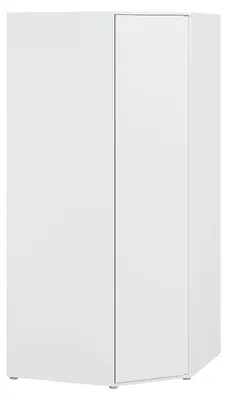 Zdjęcie produktu dla Forte LISSON - Szafa narożna, 100 cm, nowoczesny, minimalistyczny design, jednodrzwiowa