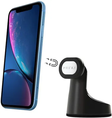 Obrázok produktu pre Kenu Airbase Magnetic, Mobilný telefón / smartfón, Pasívny držiak, Auto, Čierna, Strieborná