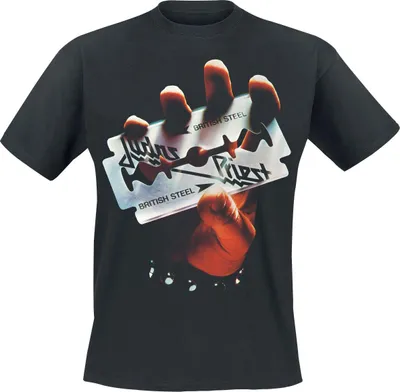 Produktbild von Judas Priest T-Shirt Herren British Steel Anniversary 2020 schwarz L