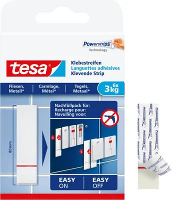 Produktbild von tesa Klebestreifen Fliesen & Metall bis 3kg 6St.