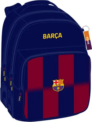 Image de Sac à dos scolaire F.C. Barcelona Bleu Grenat 32 x 42 x 15 cm