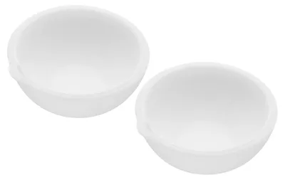 Schmelztiegel 2er-Pack 1500 g Keramik für Metall Gold Silber