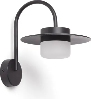 Produktbild von LED Wandleuchte 5W Außen Aluminium Ziapka Schwarz