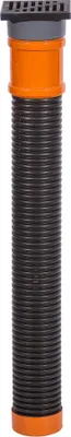 Produktbild von SPEEDPLANT Sickerschacht Regenwasser 110 mm x Länge 1m - Drainagerohr Hofablauf Bodenablauf 15 x 11 cm - Kunststoff Terrasse Regensinkkasten - Drainage Versickerungsschacht Laubschutz
