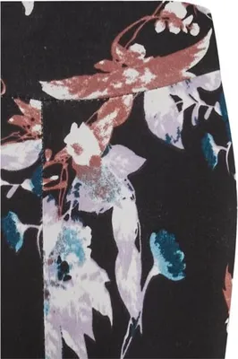 Obrázek produktu pro Dětské legíny Urban Classics Girls Soft AOP Leggings blackflower - 110/116