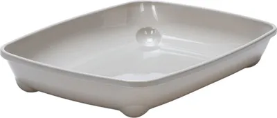 Produktbild von Karlie Katzentoilette ohne Rand Arist-O-Cat grau, Maße: 37 x 28, x 7 cm