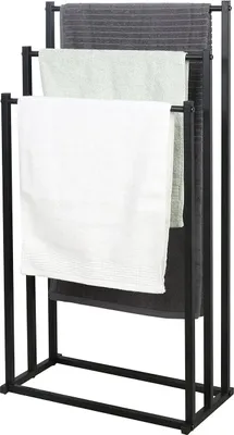 Immagine prodotto di Portasciugamani, design indipendente, 3 livelli, nero