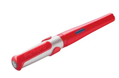 Produktbild von Pelikan® 803007 Schulfüller Pelikano® Rot, Feder F, in Faltschachtel