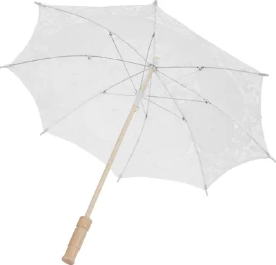 Zdjęcie produktu dla Koronkowy parasol Parasol ślubny Vintage Parasol ślubny do zdjęć Kostiumy imprezowe Dostawy L Biały