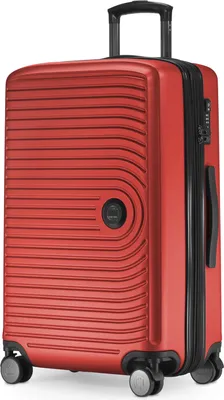 Image de HAUPTSTADTKOFFER - Mittelgroß Koffer Trolley Valise à coque dure, Check-In Bagages avec extension XL, roulettes doubles, serrure TSA, 68 cm, 88 L,Rouge
