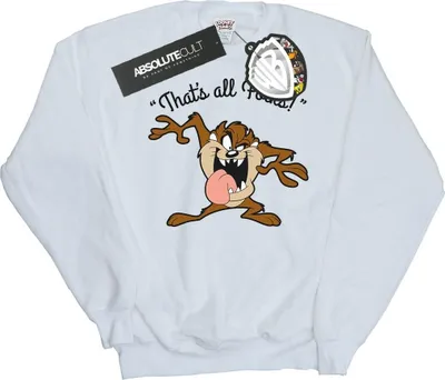 Produktbild von Looney Tunes - "That´s All Folks" Sweatshirt für Damen BI2106 (M) (Weiß)